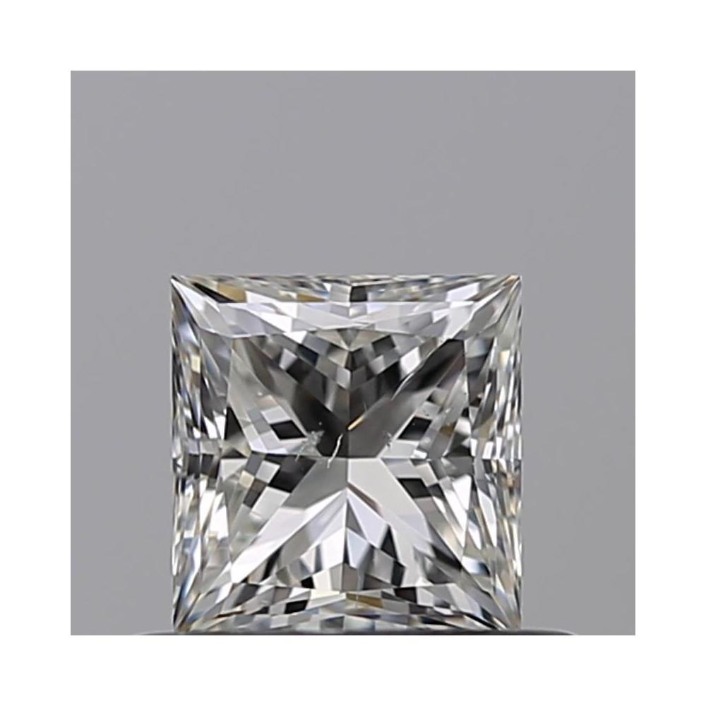 0.50 Carat Princess Loose Diamond, H, SI1, Excellent, GIA Certified