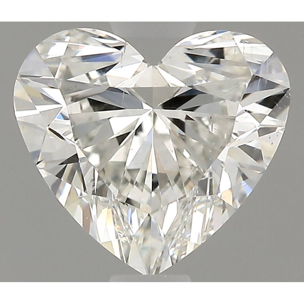 1.00 Carat Heart Loose Diamond, I, SI1, Ideal, GIA Certified