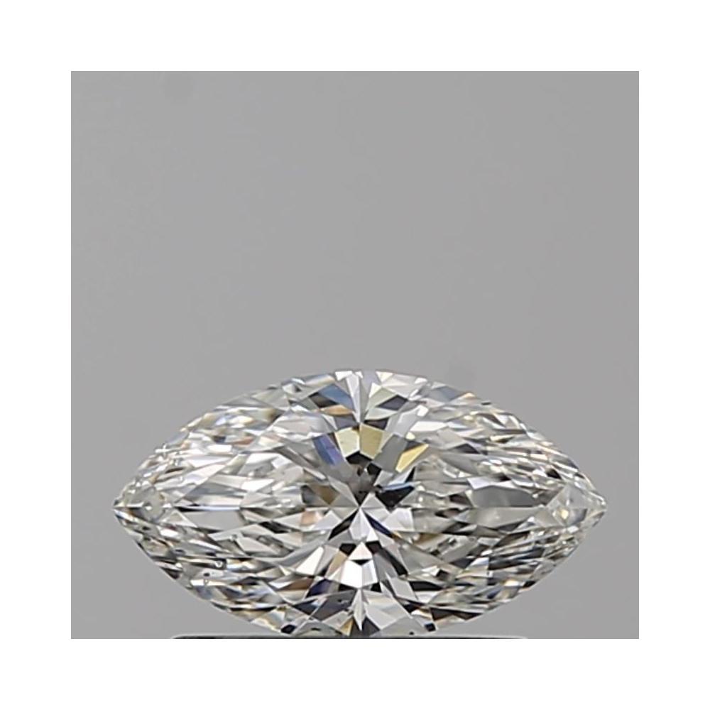 0.62 Carat Marquise Loose Diamond, H, SI1, Ideal, GIA Certified | Thumbnail