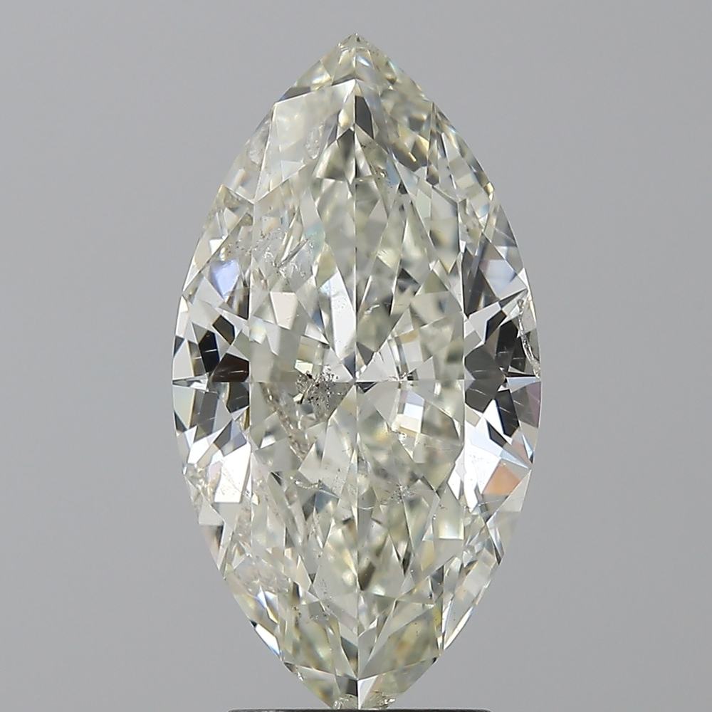 3.50 Carat Marquise Loose Diamond, K, SI2, Super Ideal, GIA Certified | Thumbnail
