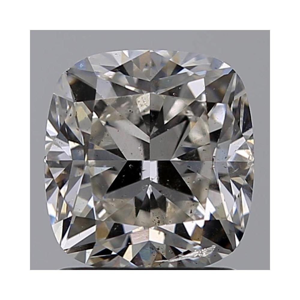 1.50 Carat Cushion Loose Diamond, H, SI2, Ideal, HRD Certified | Thumbnail