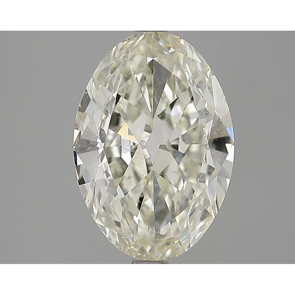 3.03 Carat Oval Loose Diamond, K, SI1, Excellent, HRD Certified | Thumbnail