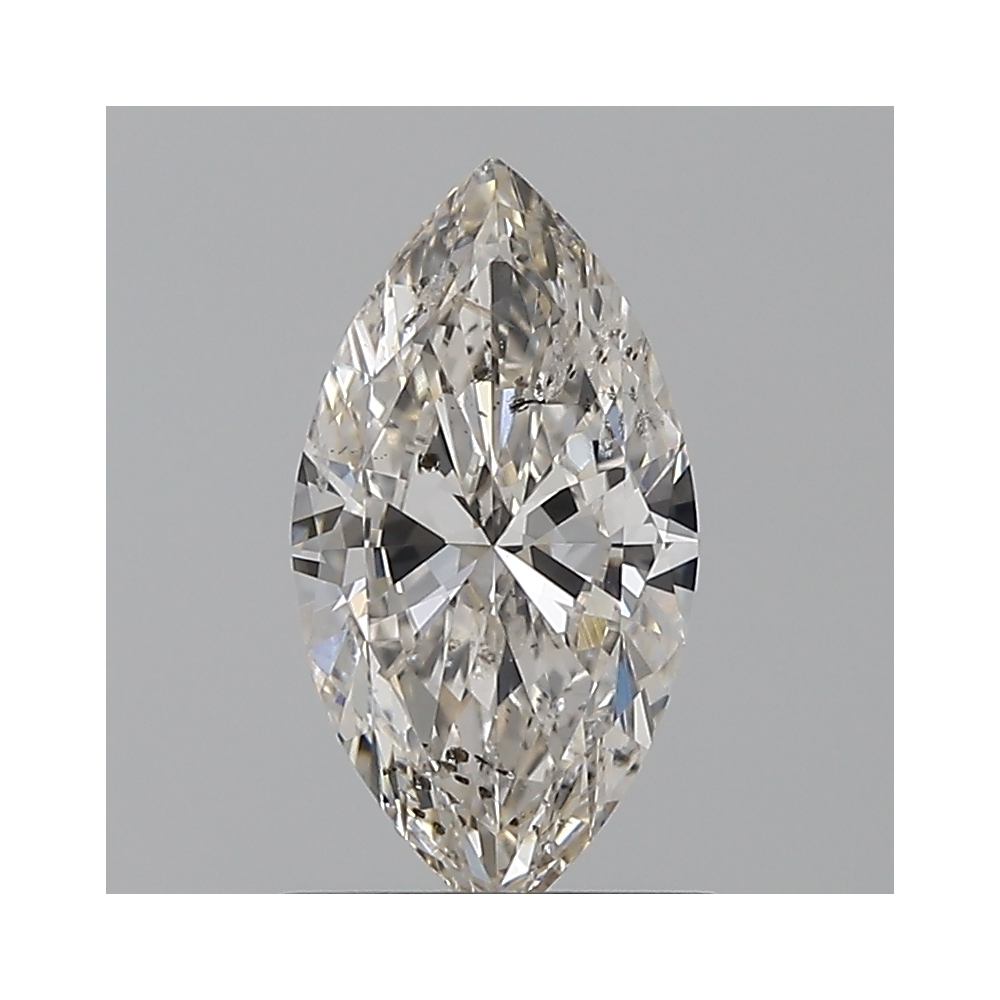 1.00 Carat Marquise Loose Diamond, H, SI2, Ideal, HRD Certified
