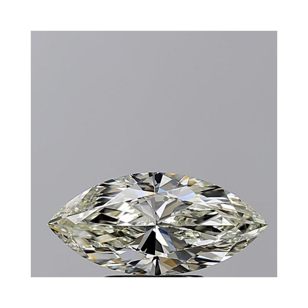 1.50 Carat Marquise Loose Diamond, J, SI1, Ideal, HRD Certified