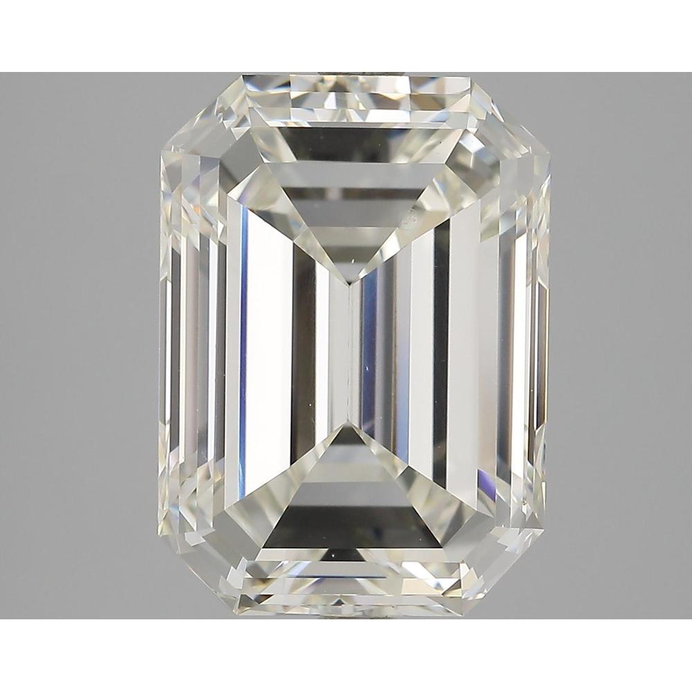 5.04 Carat Emerald Loose Diamond, J, VVS2, Excellent, GIA Certified