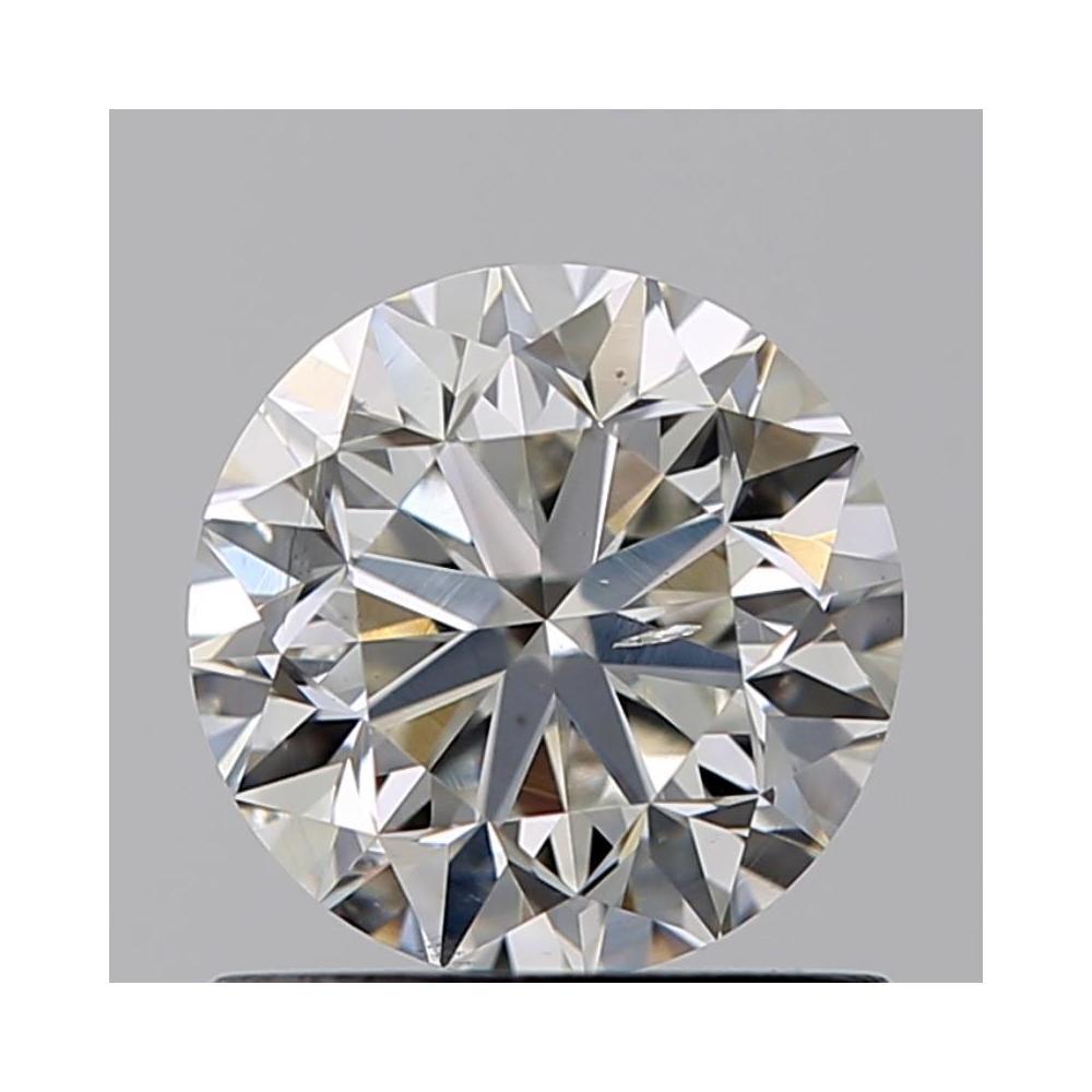 0.90 Carat Round Loose Diamond, H, SI1, Very Good, GIA Certified | Thumbnail