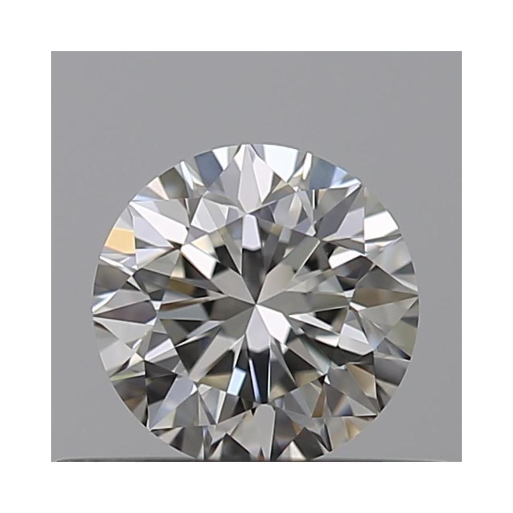 0.45 Carat Round Loose Diamond, H, VVS1, Excellent, GIA Certified