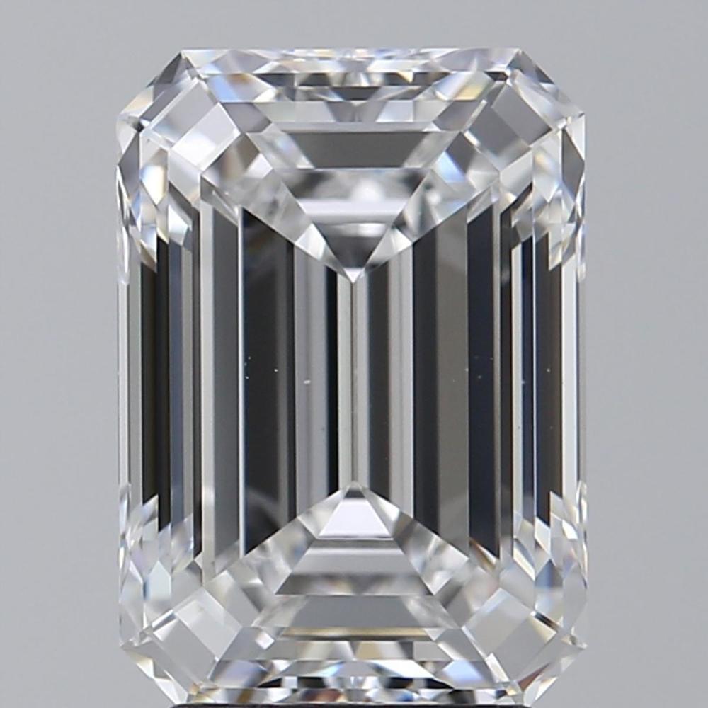 3.02 Carat Emerald Loose Diamond, D, VS2, Super Ideal, GIA Certified | Thumbnail