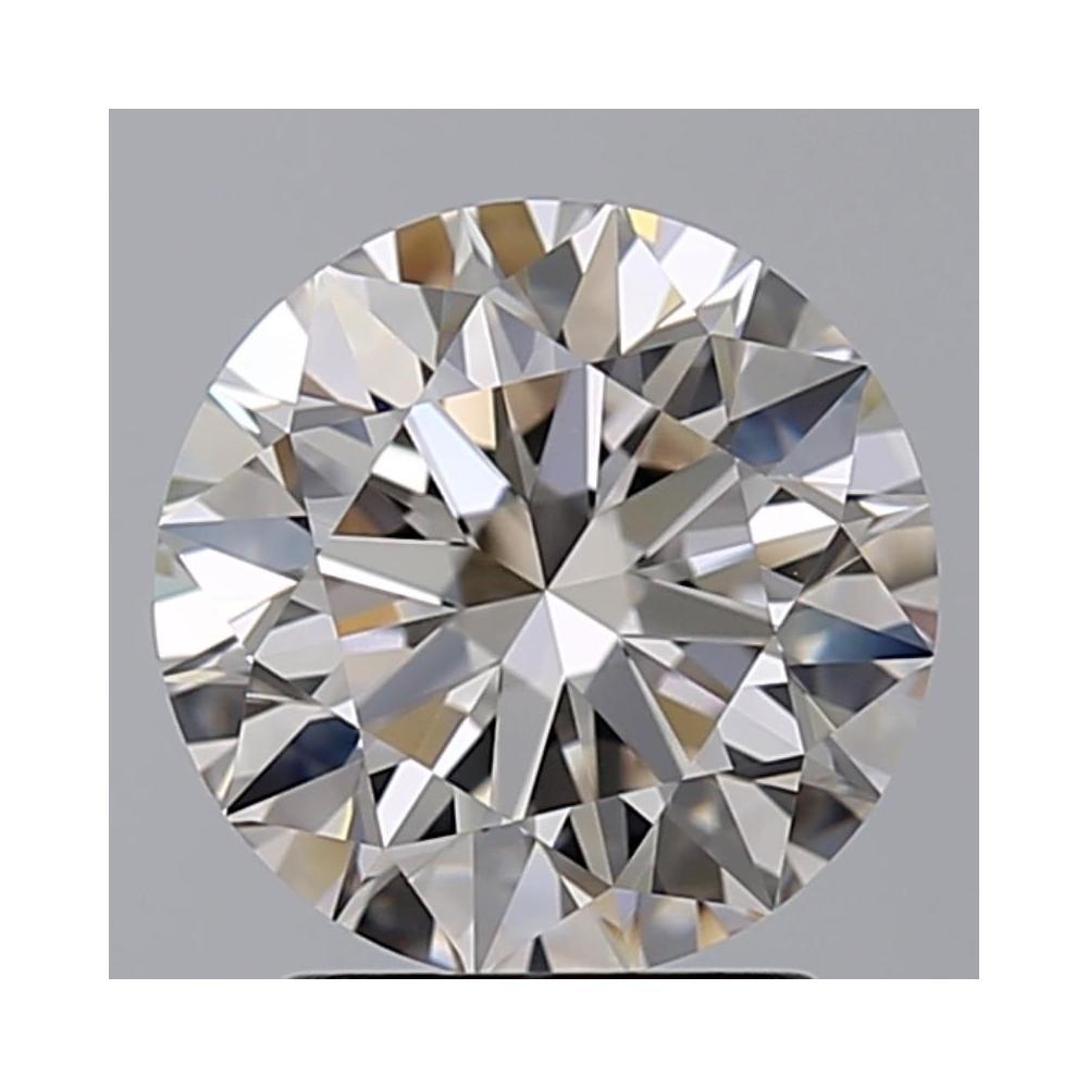 2.10 Carat Round Loose Diamond, K, VVS2, Super Ideal, GIA Certified
