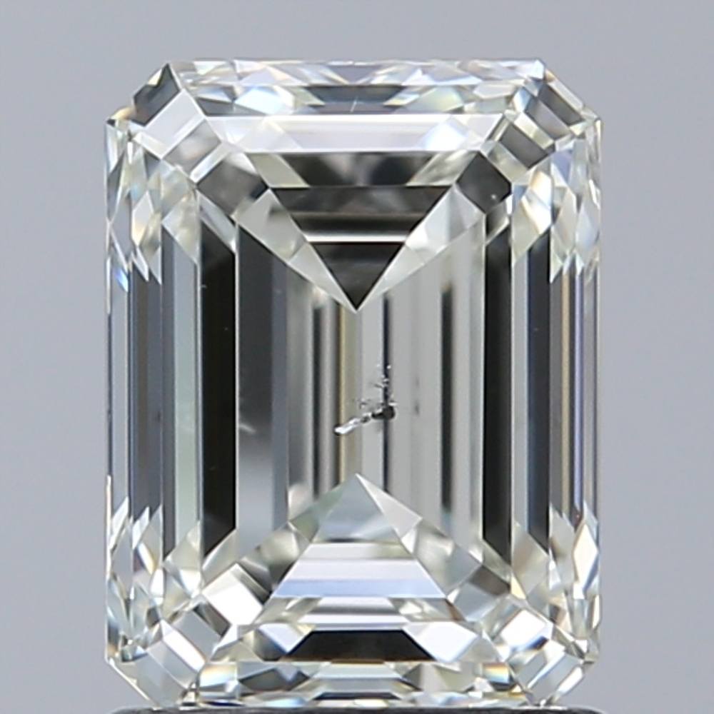 1.50 Carat Emerald Loose Diamond, J, SI1, Ideal, GIA Certified