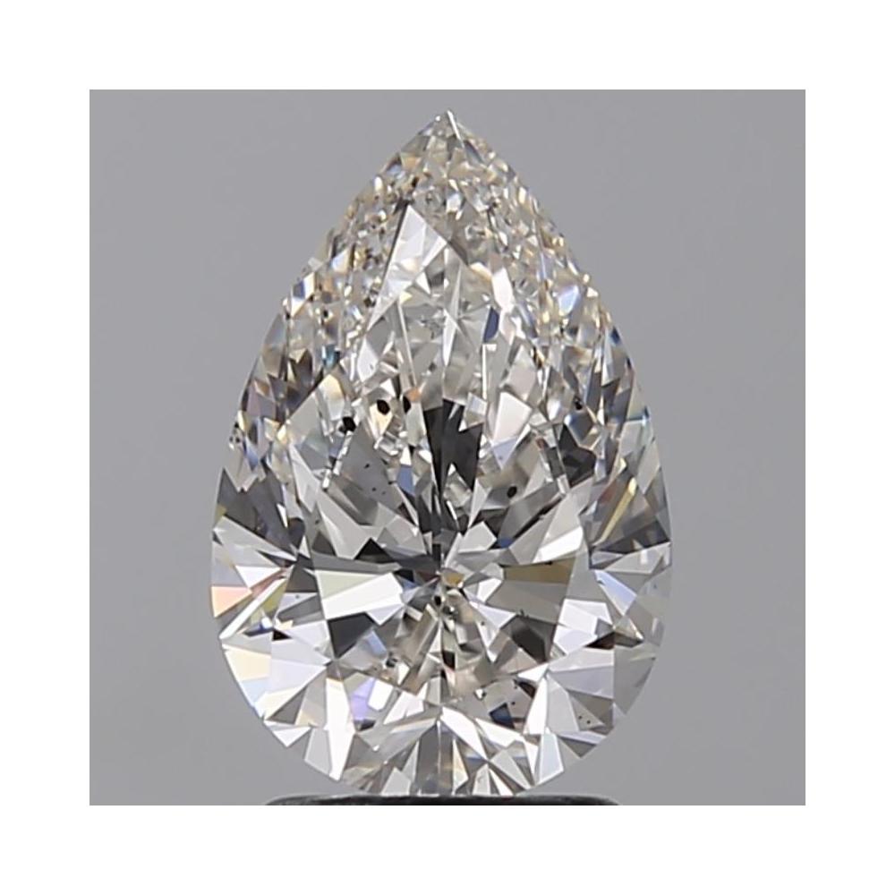 2.03 Carat Pear Loose Diamond, I, SI1, Super Ideal, GIA Certified | Thumbnail