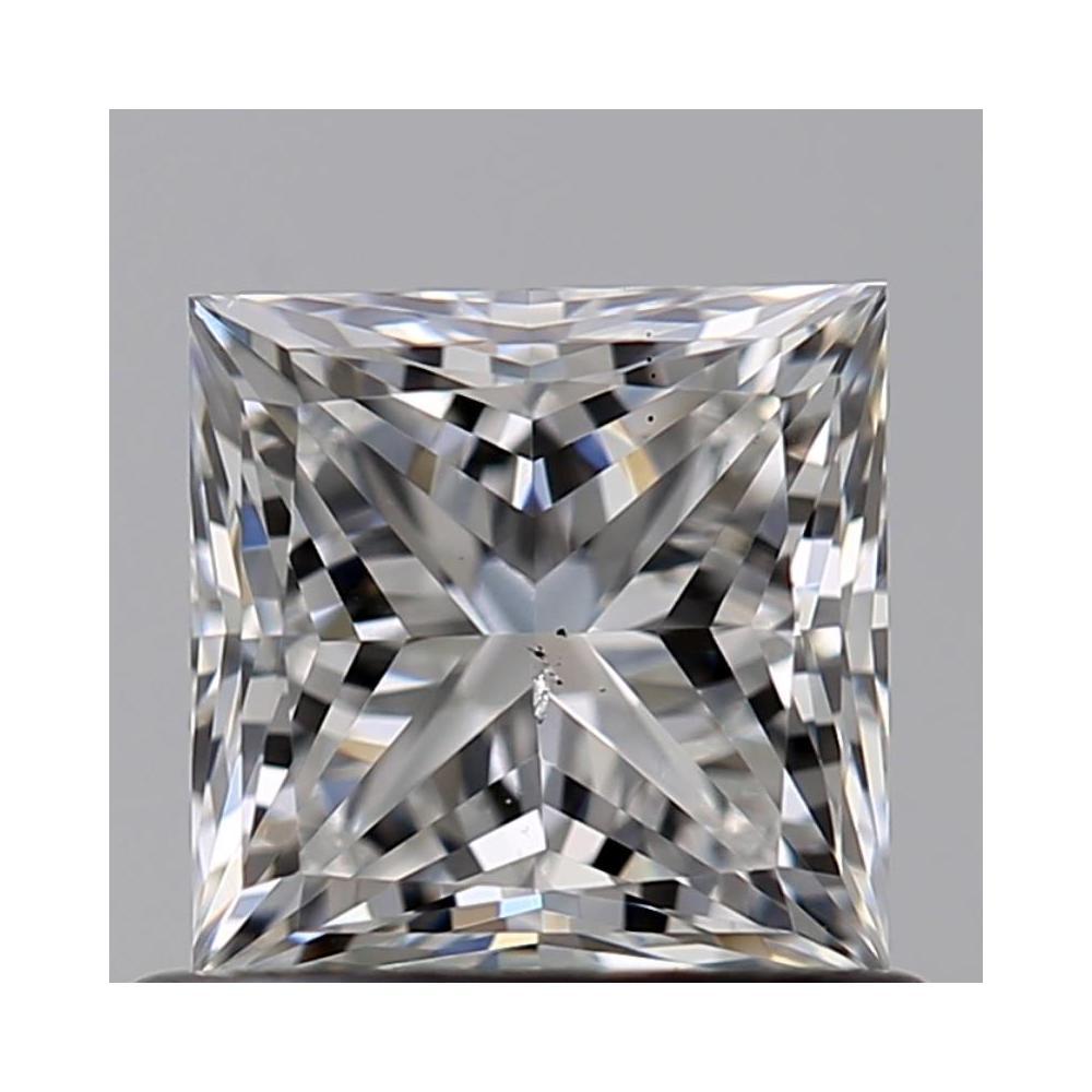 0.73 Carat Princess Loose Diamond, F, VS2, Ideal, GIA Certified | Thumbnail