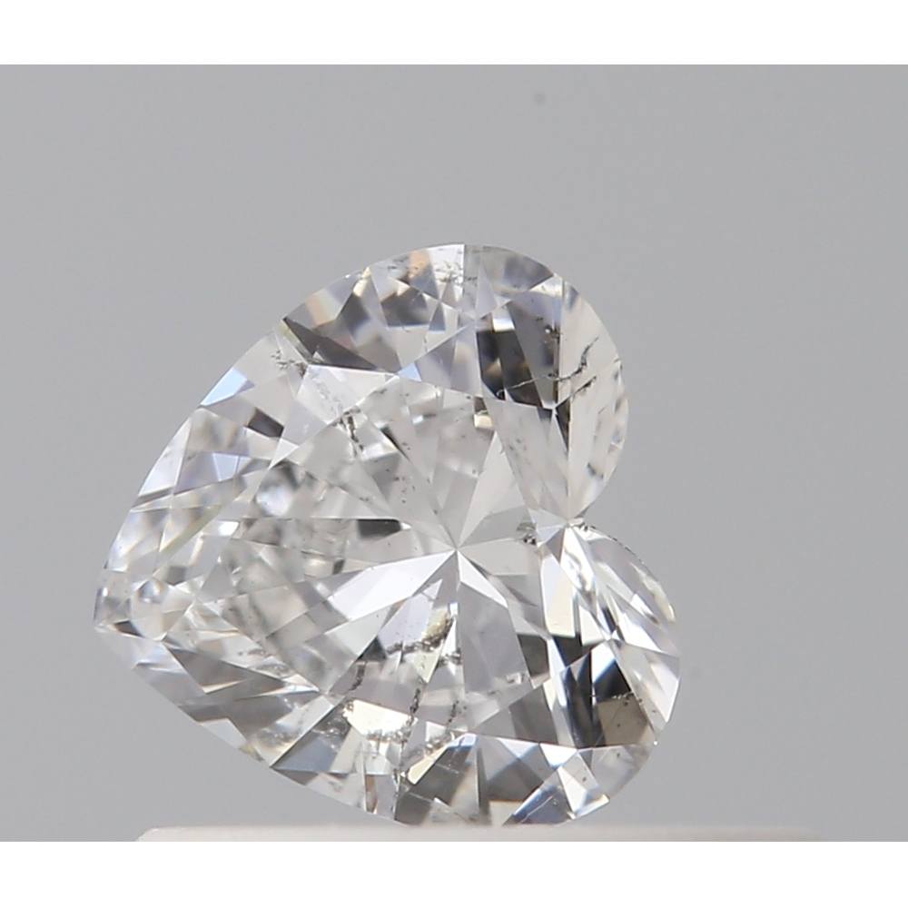 0.32 Carat Heart Loose Diamond, E, SI2, Ideal, GIA Certified | Thumbnail