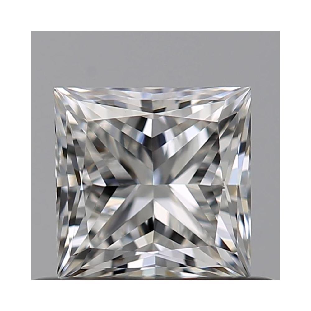 0.54 Carat Princess Loose Diamond, F, VVS1, Ideal, GIA Certified