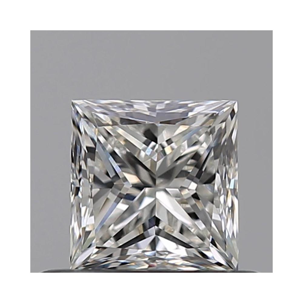 0.50 Carat Princess Loose Diamond, H, VVS1, Very Good, GIA Certified