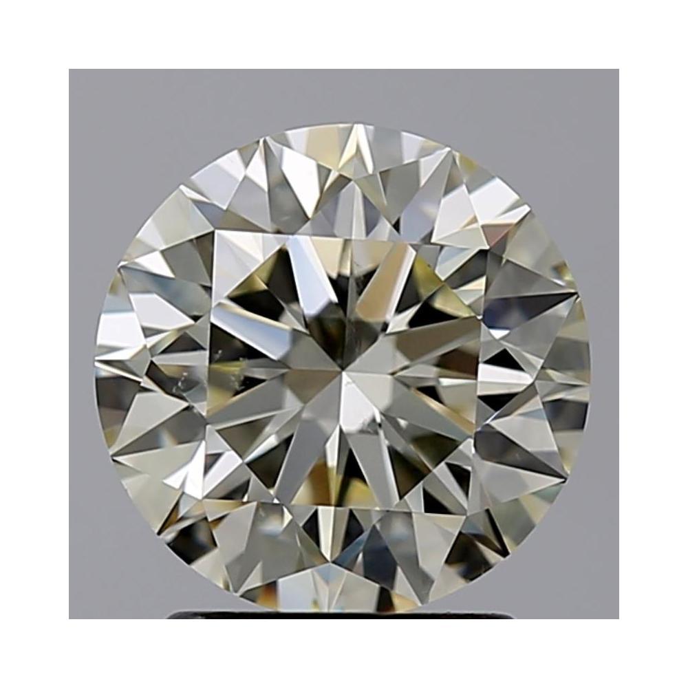 1.82 Carat Round Loose Diamond, M, SI1, Super Ideal, GIA Certified