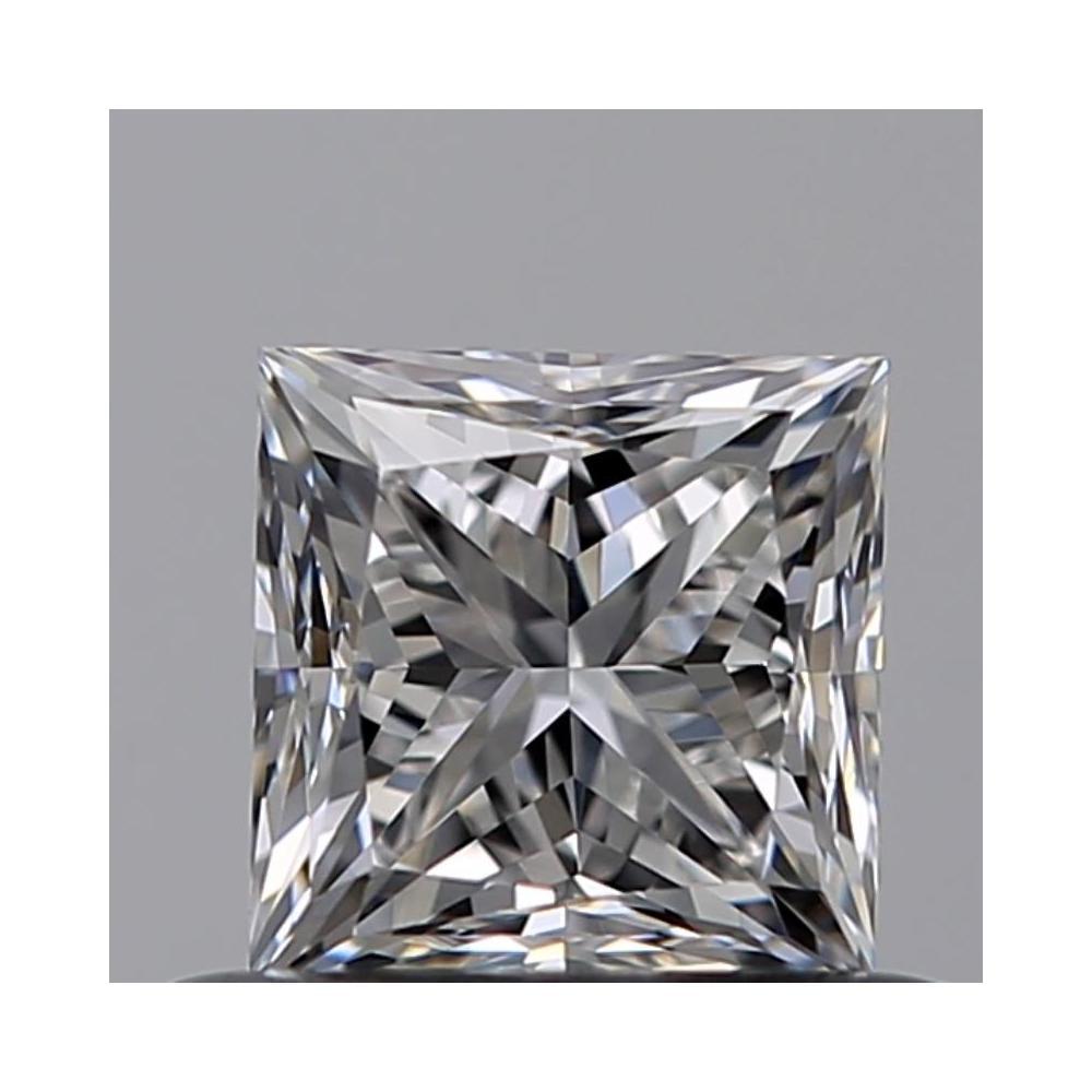 0.50 Carat Princess Loose Diamond, E, VVS1, Excellent, GIA Certified | Thumbnail