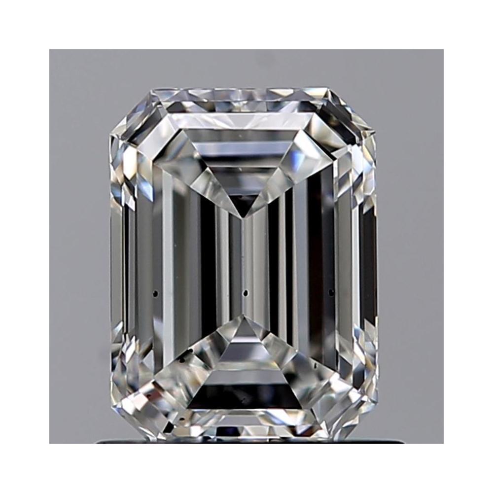 0.80 Carat Emerald Loose Diamond, E, VS2, Ideal, GIA Certified | Thumbnail