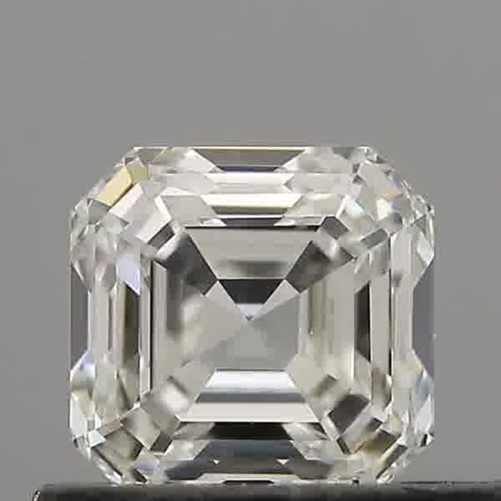 0.58 Carat Asscher Loose Diamond, H, VVS1, Ideal, GIA Certified | Thumbnail