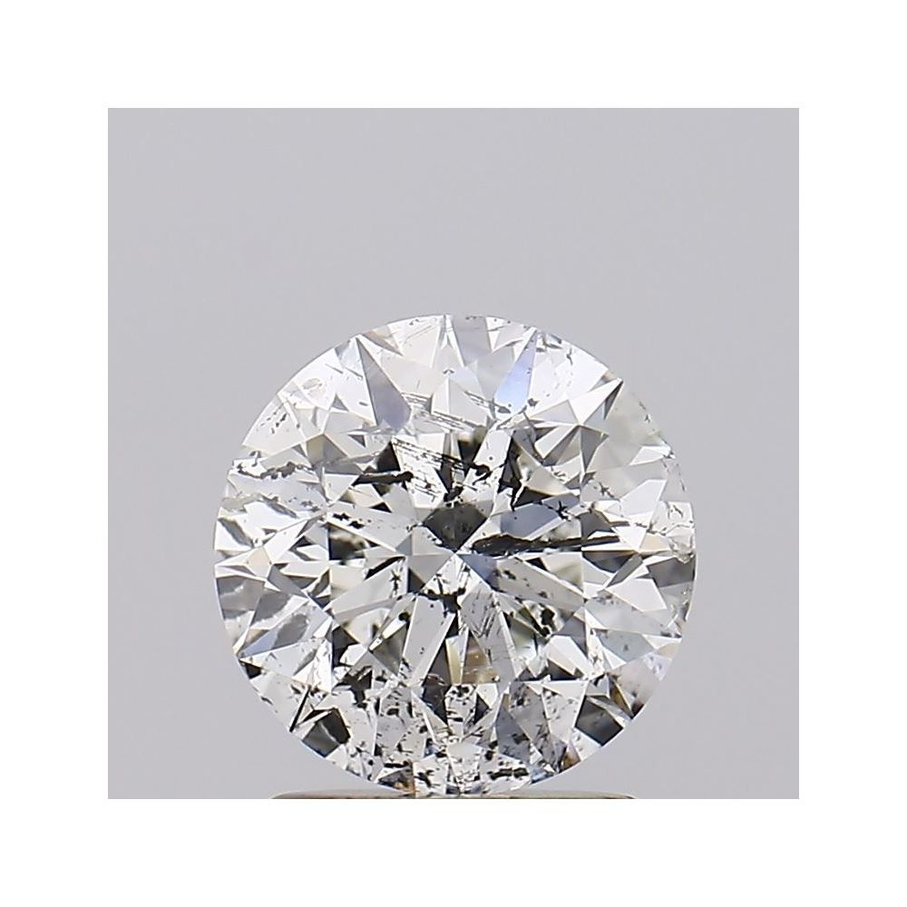 1.52 Carat Round Loose Diamond, H, I1, Super Ideal, GIA Certified