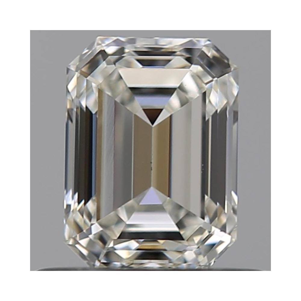 0.62 Carat Emerald Loose Diamond, I, VVS2, Ideal, GIA Certified | Thumbnail