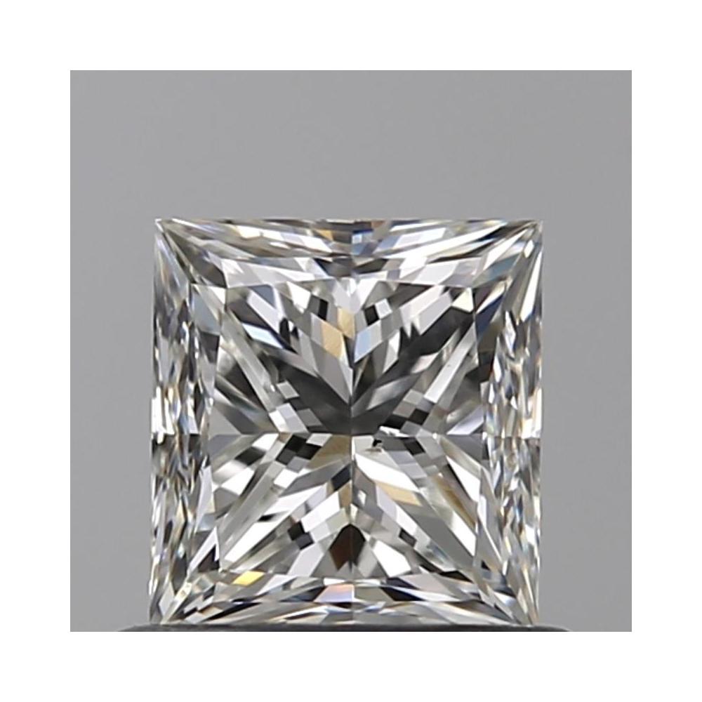 0.70 Carat Princess Loose Diamond, I, SI1, Good, GIA Certified | Thumbnail