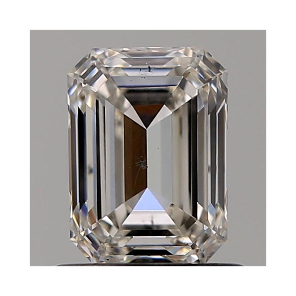 0.83 Carat Emerald Loose Diamond, I, SI1, Super Ideal, GIA Certified | Thumbnail