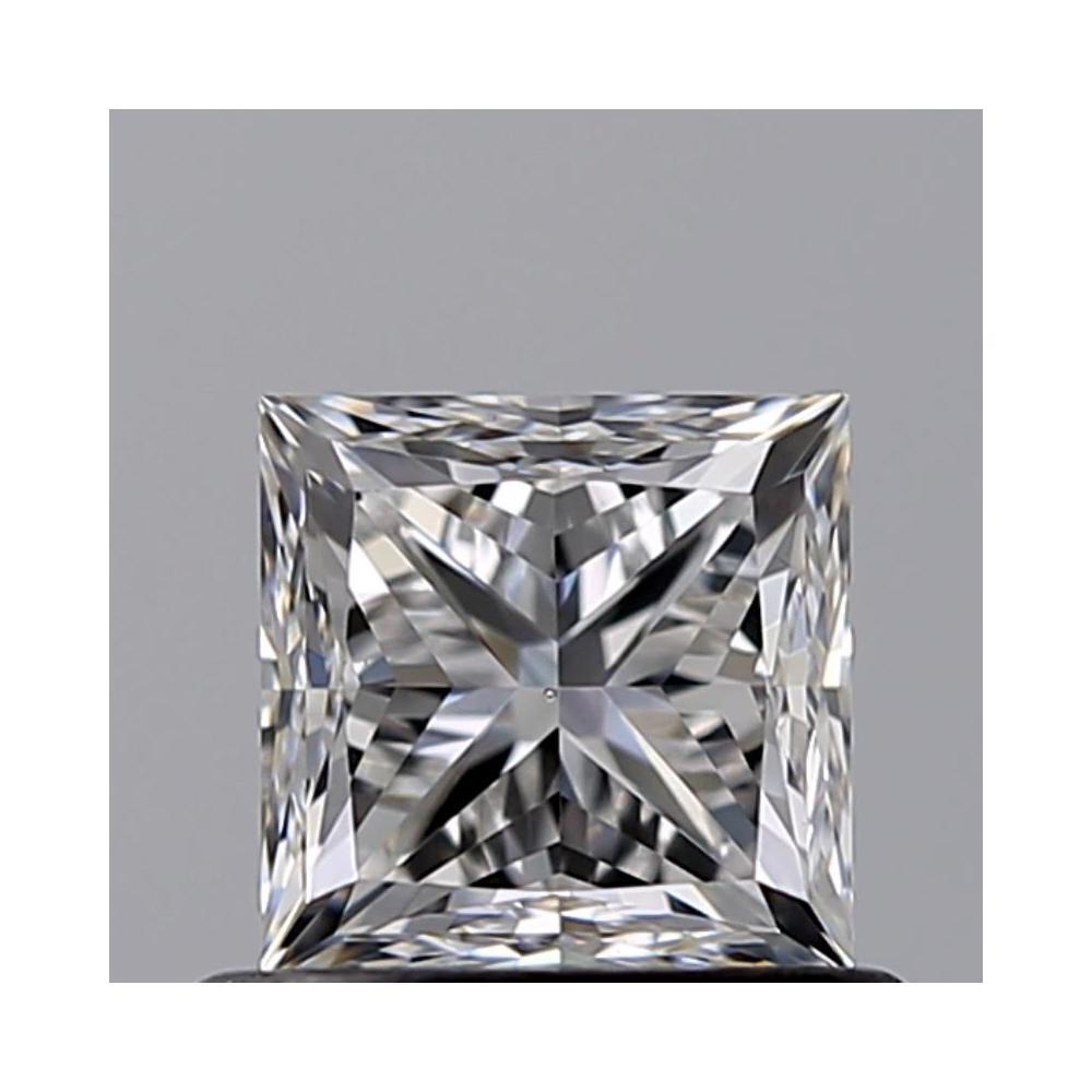 0.70 Carat Princess Loose Diamond, E, VS2, Excellent, GIA Certified | Thumbnail