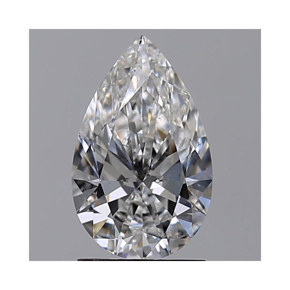 1.51 Carat Pear Loose Diamond, F, SI1, Super Ideal, GIA Certified | Thumbnail