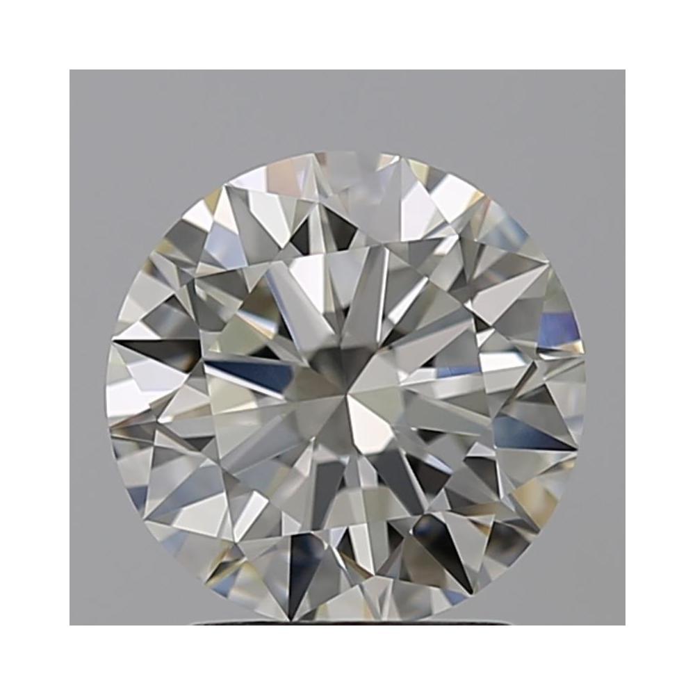 1.72 Carat Round Loose Diamond, J, VVS2, Ideal, GIA Certified | Thumbnail