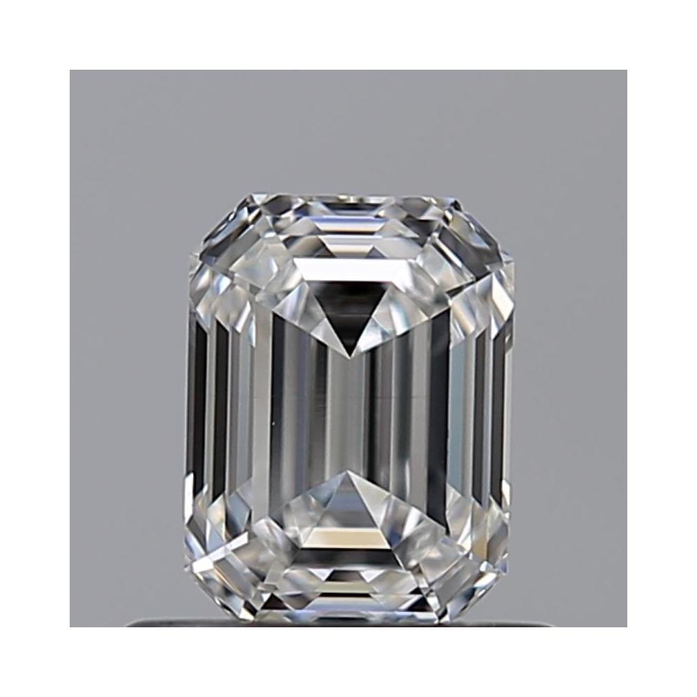 0.60 Carat Emerald Loose Diamond, E, VVS2, Ideal, GIA Certified | Thumbnail