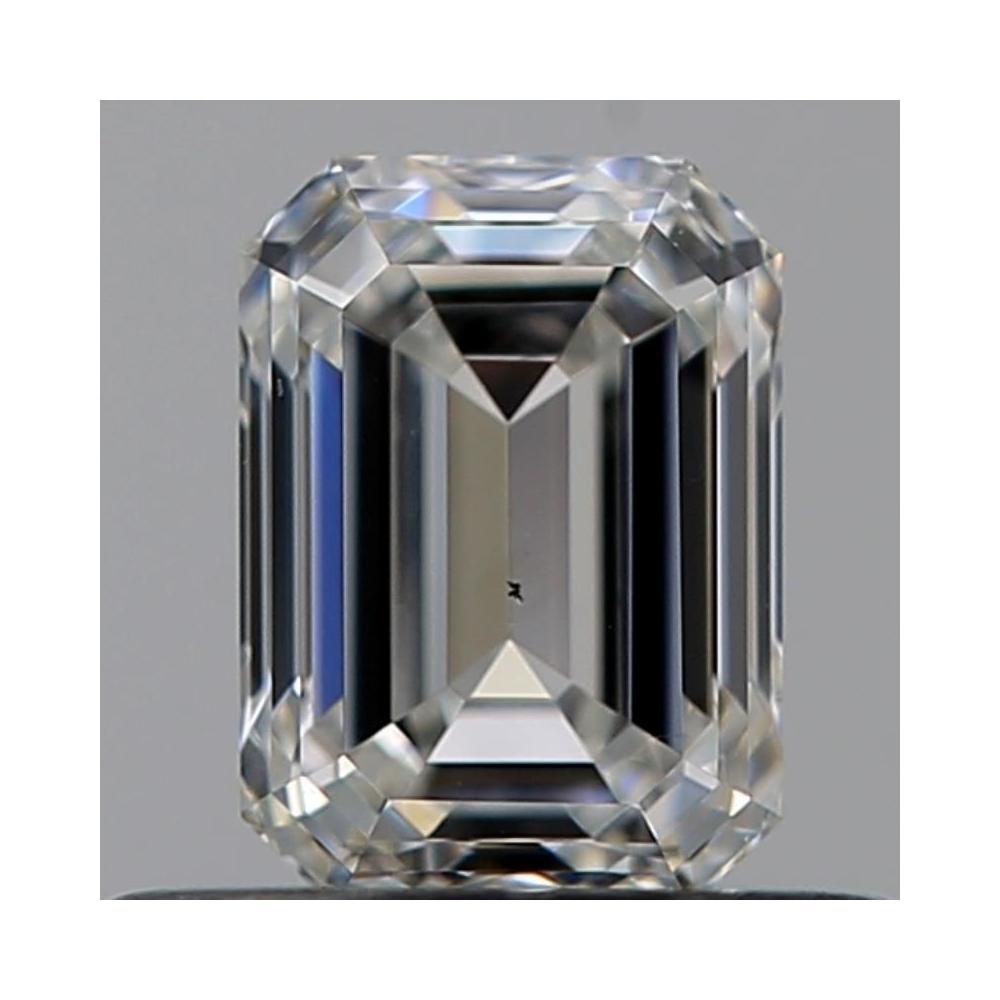 0.51 Carat Emerald Loose Diamond, H, VS2, Ideal, GIA Certified