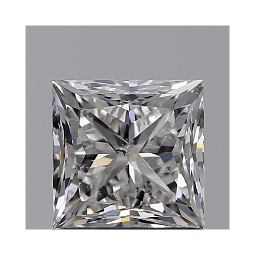 1.00 Carat Princess Loose Diamond, F, SI2, Excellent, GIA Certified