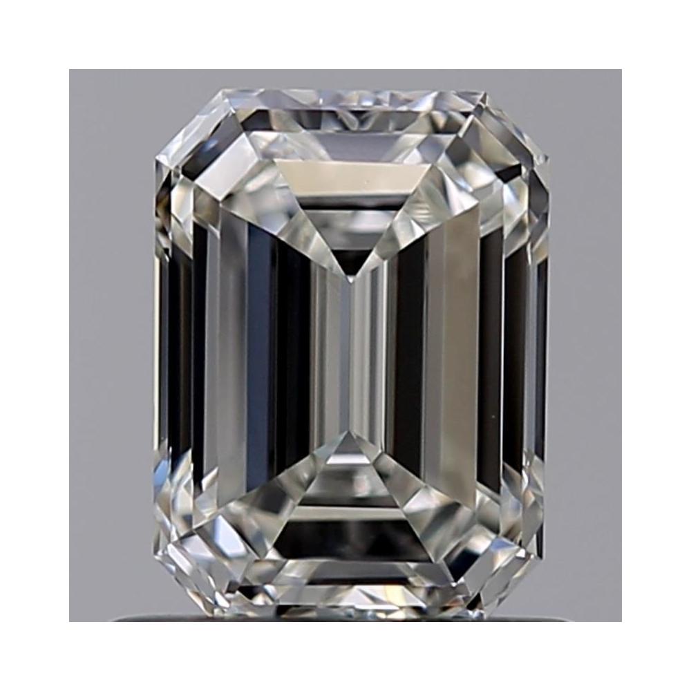 0.80 Carat Emerald Loose Diamond, H, VVS1, Super Ideal, GIA Certified