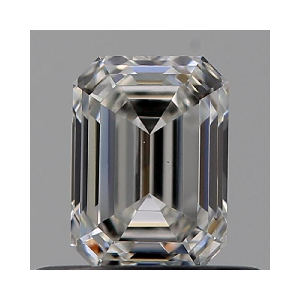 0.52 Carat Emerald Loose Diamond, G, VS1, Ideal, GIA Certified | Thumbnail