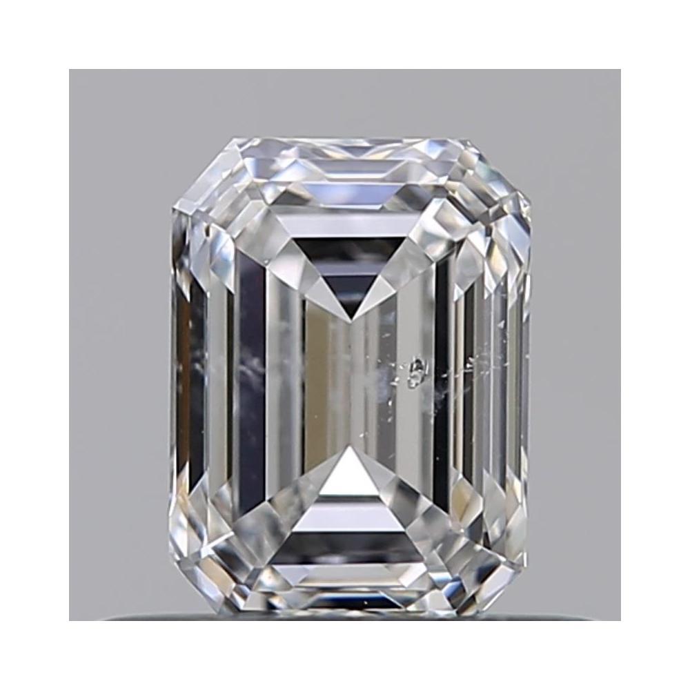 0.50 Carat Emerald Loose Diamond, E, SI2, Ideal, GIA Certified