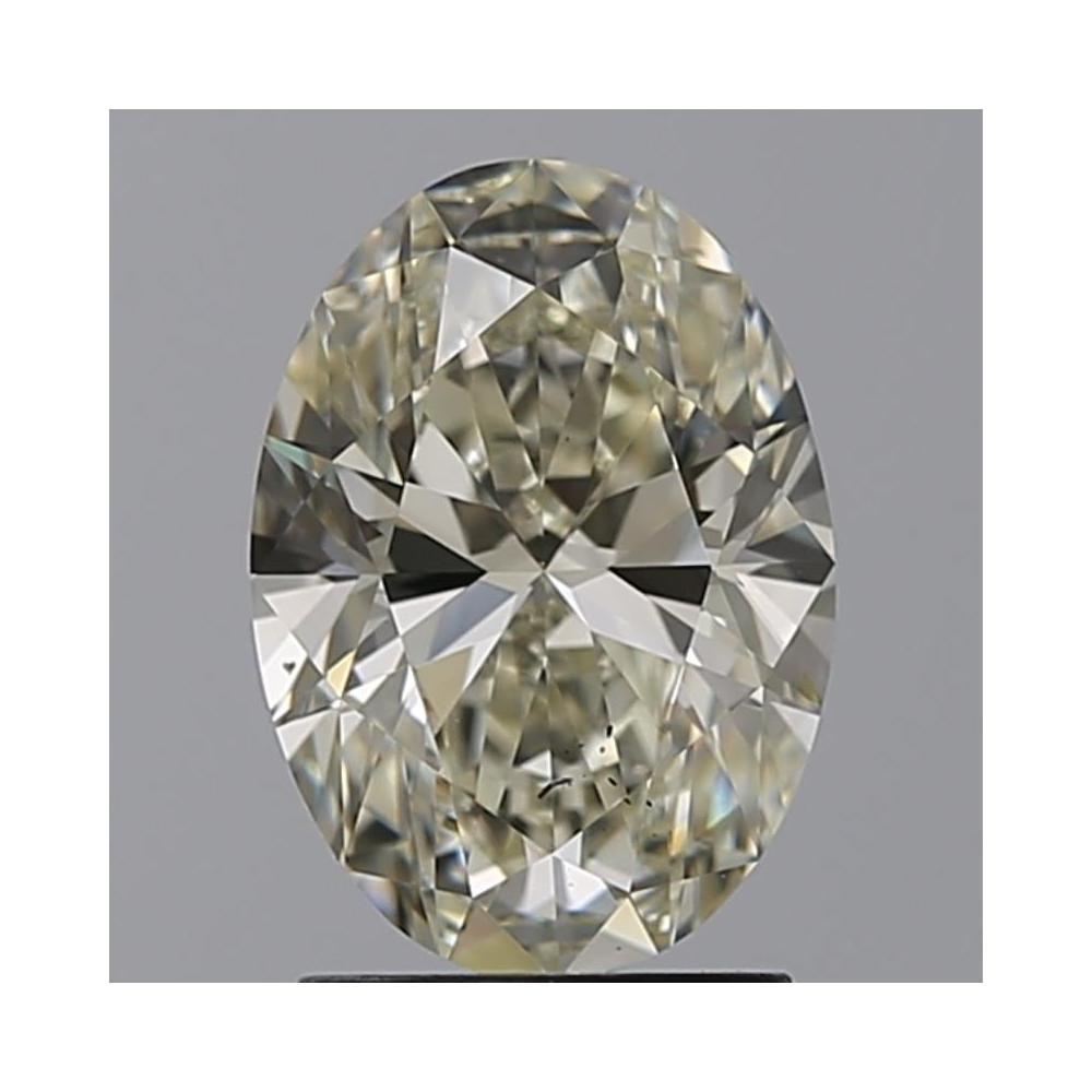 2.00 Carat Oval Loose Diamond, M, SI1, Super Ideal, GIA Certified | Thumbnail