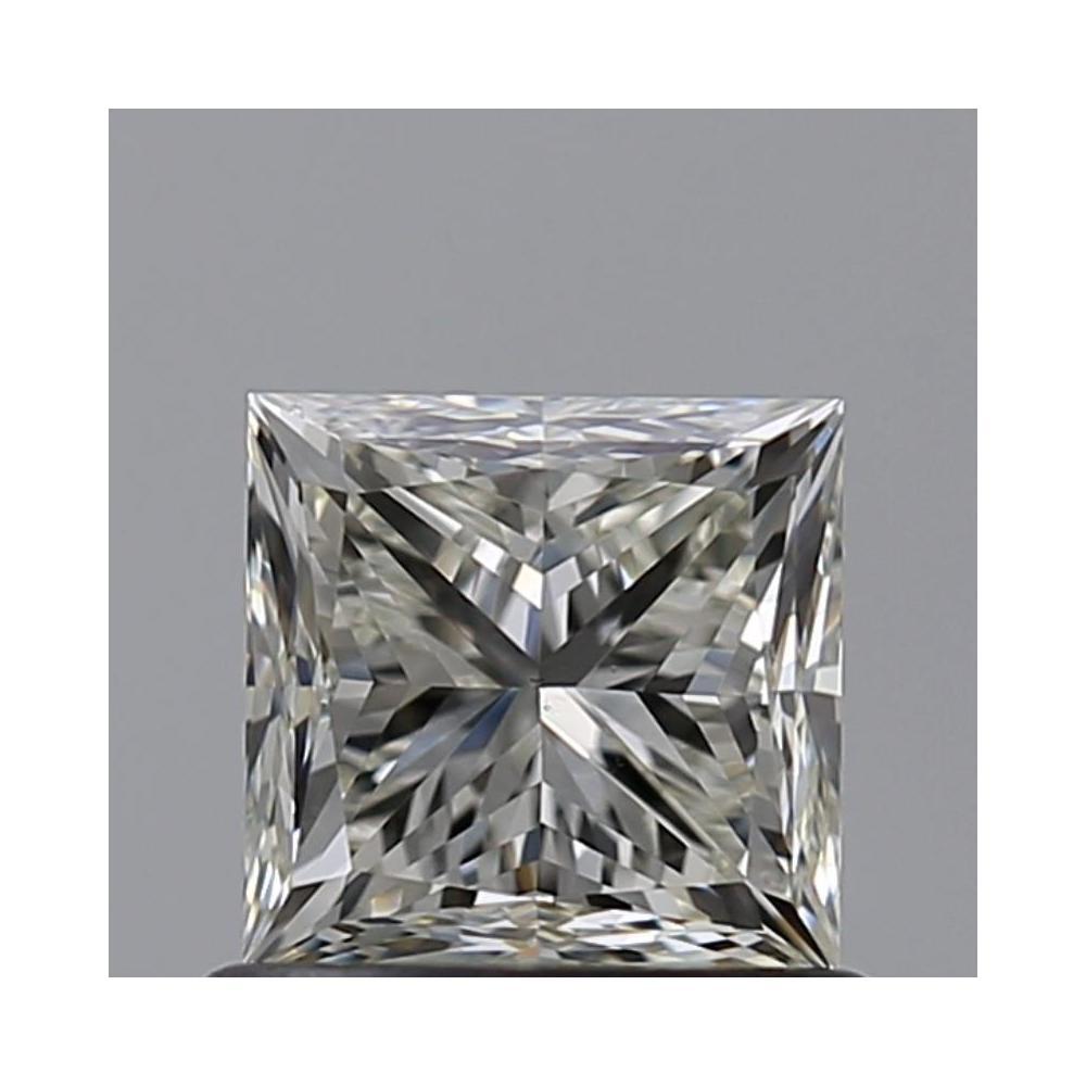 0.80 Carat Princess Loose Diamond, K, VS2, Very Good, GIA Certified