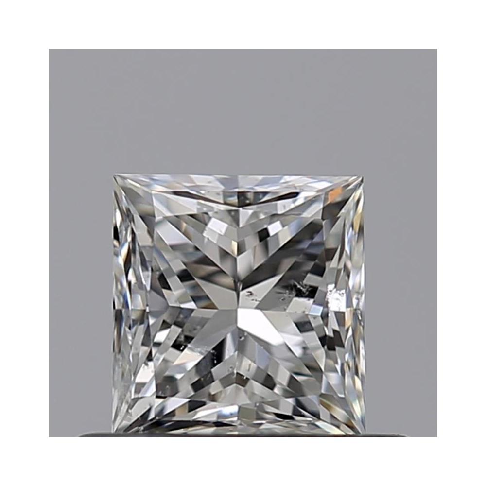 0.50 Carat Princess Loose Diamond, G, SI1, Very Good, GIA Certified | Thumbnail