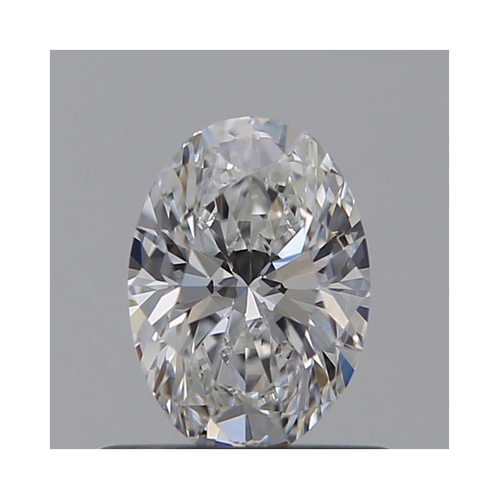 0.50 Carat Oval Loose Diamond, F, VVS2, Ideal, GIA Certified | Thumbnail