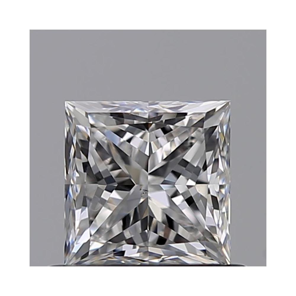 0.61 Carat Princess Loose Diamond, E, VS2, Excellent, GIA Certified | Thumbnail