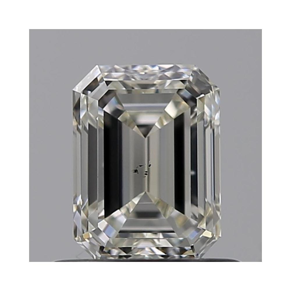 0.70 Carat Emerald Loose Diamond, J, VS2, Ideal, GIA Certified