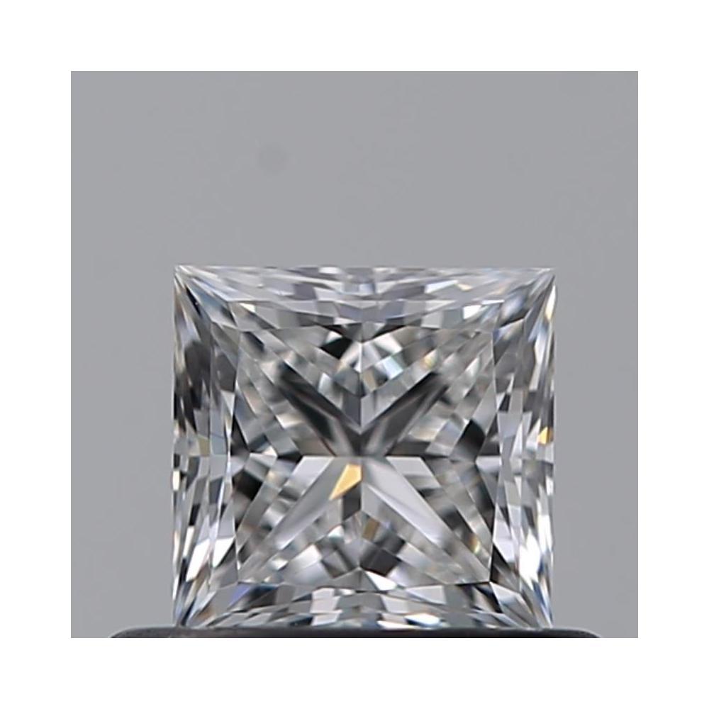 0.51 Carat Princess Loose Diamond, F, VVS2, Super Ideal, GIA Certified | Thumbnail
