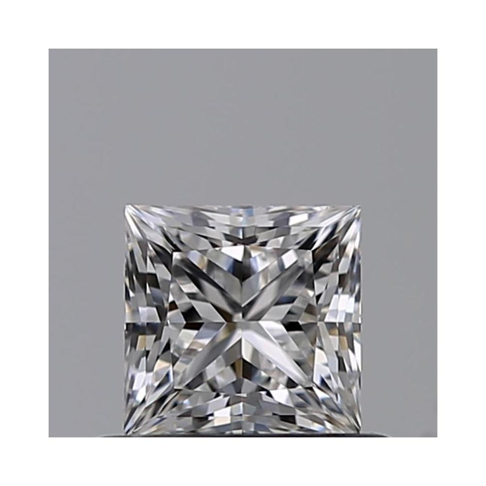 0.50 Carat Princess Loose Diamond, D, VS2, Excellent, GIA Certified