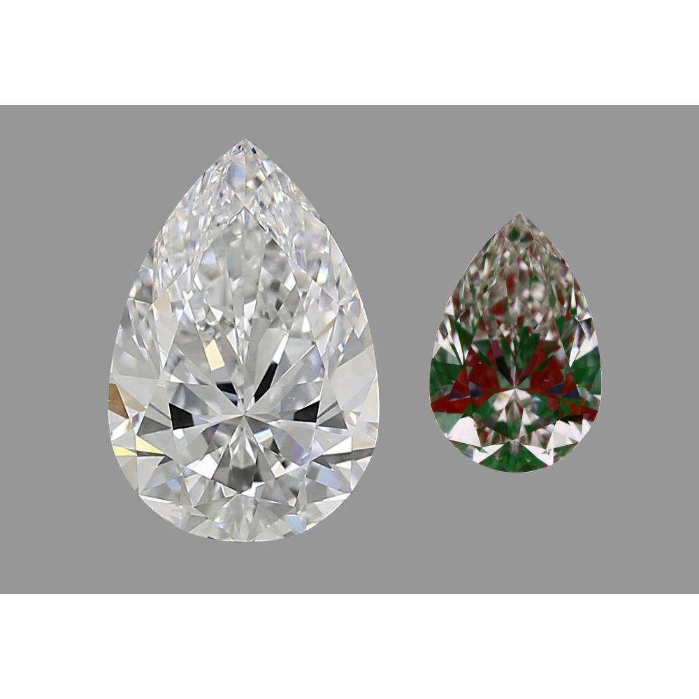 1.01 Carat Pear Loose Diamond, D, SI1, Super Ideal, GIA Certified