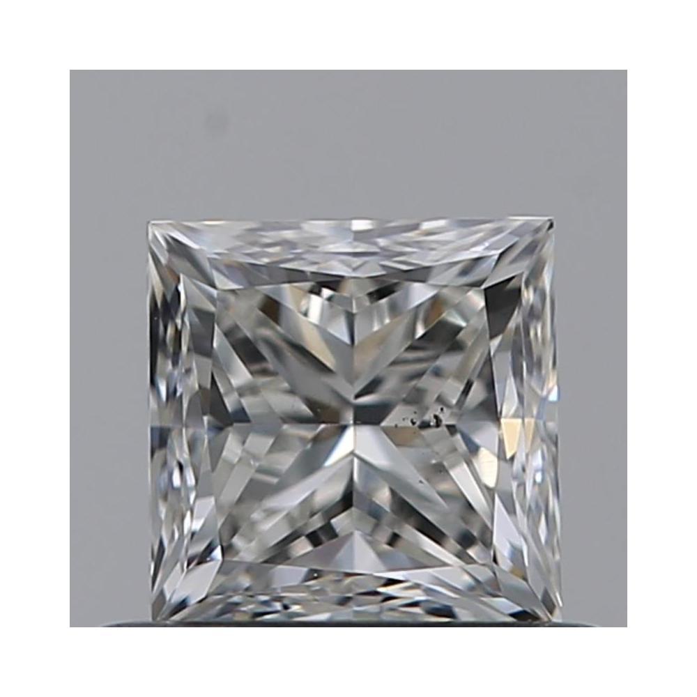 0.60 Carat Princess Loose Diamond, H, VS2, Very Good, GIA Certified | Thumbnail
