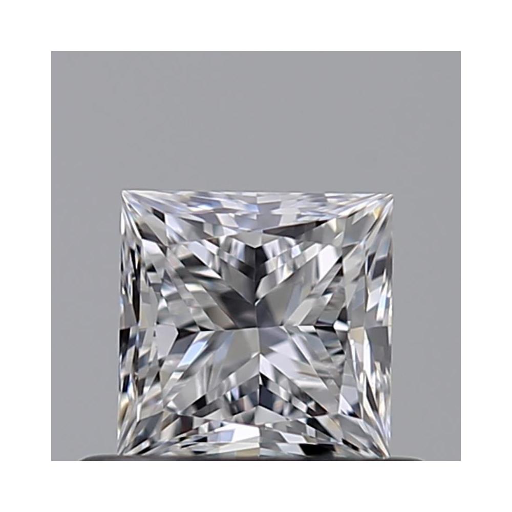 0.50 Carat Princess Loose Diamond, D, VVS1, Excellent, GIA Certified | Thumbnail