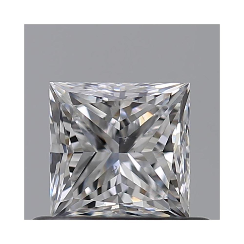 0.50 Carat Princess Loose Diamond, D, SI1, Excellent, GIA Certified