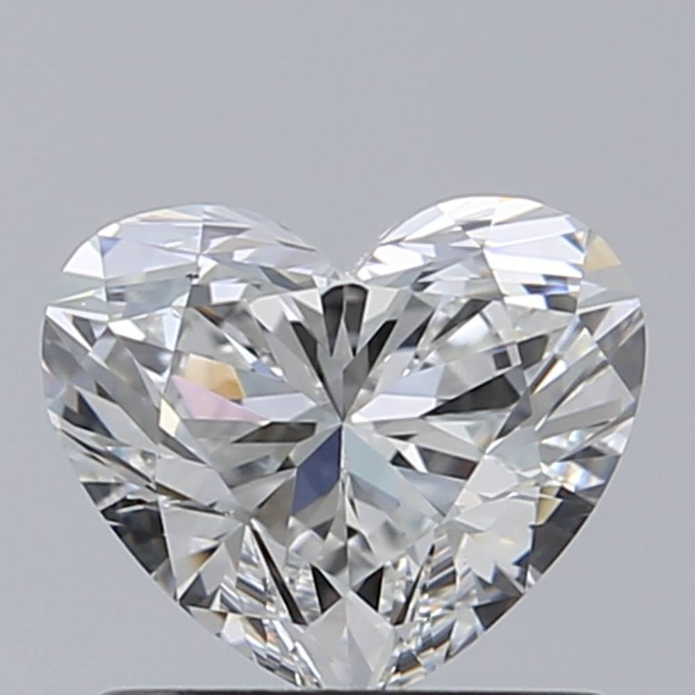 0.80 Carat Heart Loose Diamond, F, VS1, Super Ideal, GIA Certified | Thumbnail