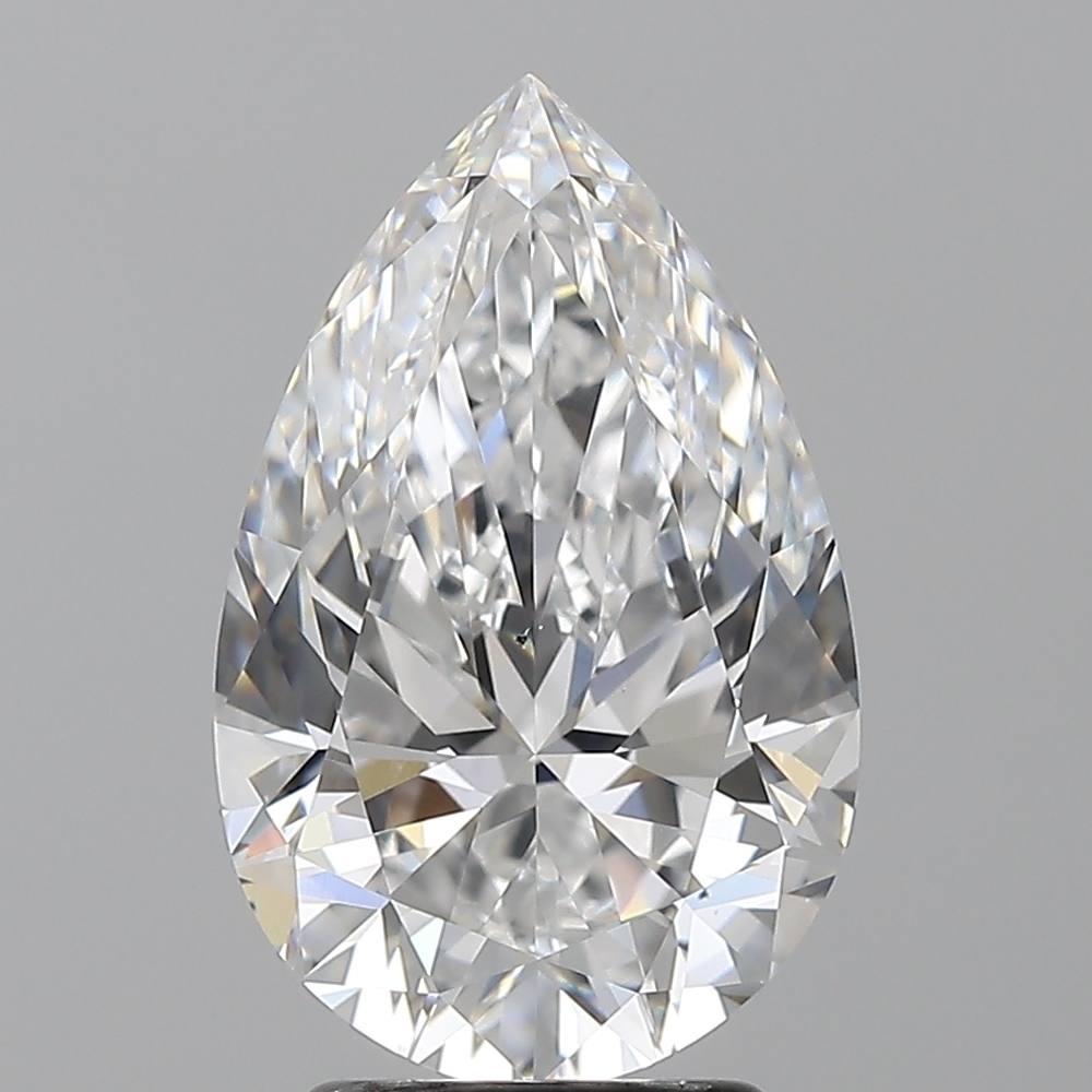 3.12 Carat Pear Loose Diamond, D, VS2, Super Ideal, GIA Certified | Thumbnail